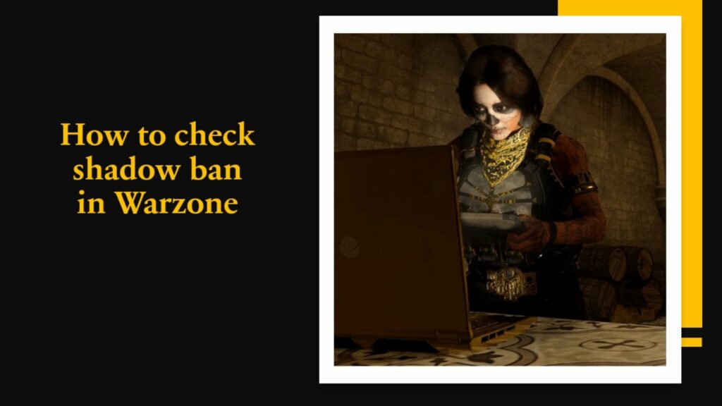 Meilleur SMG de Warzone Saison 6 – chargement méta rapproché L'opérateur Valeria utilise un appareil dans l'image de ONE Esports pour savoir comment vérifier l'interdiction de l'ombre dans Warzone