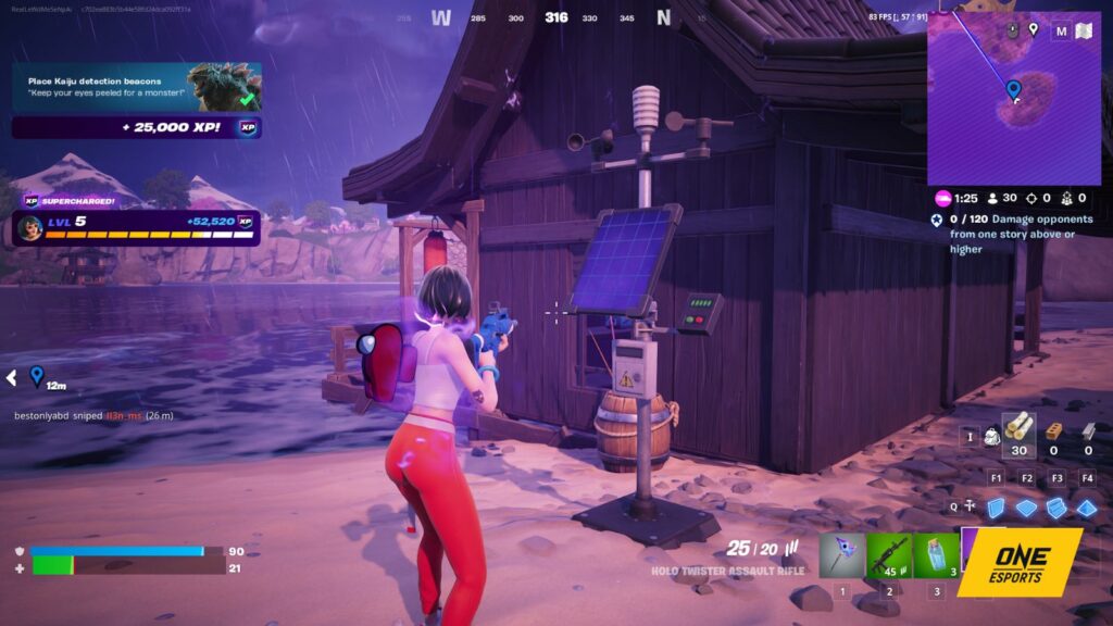 Où placer les balises de détection Kaiju dans Fortnite Balise de détection Fortnite Kaiju