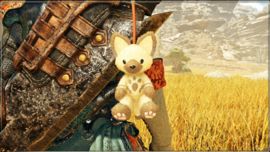 Date de sortie, heure, plates-formes, récompenses et nouveau contenu de la version bêta ouverte 2 de Monster Hunter Wilds Pendentif en peluche felyne Monster Hunter Wilds