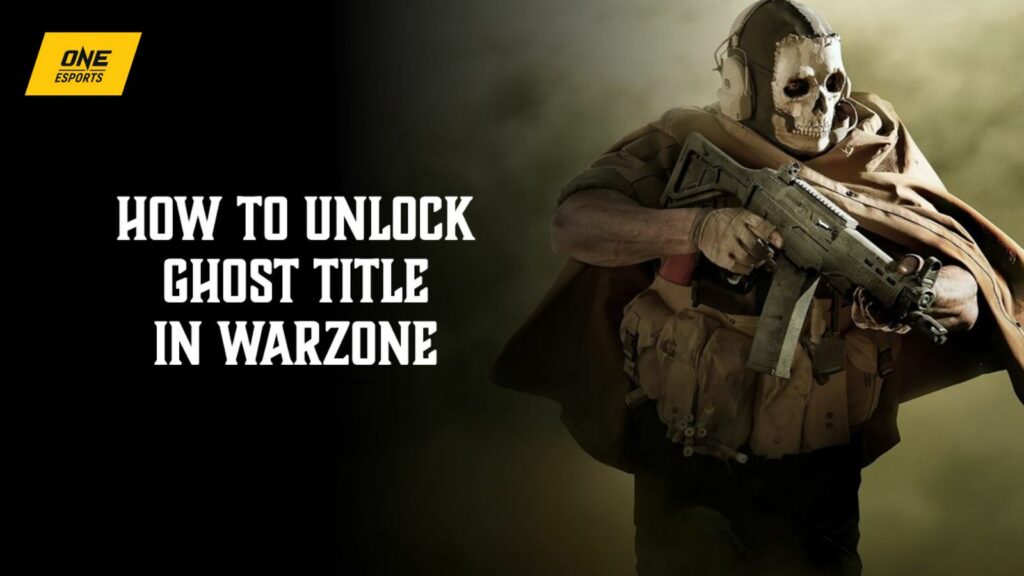 Comment effectuer Squad Assemble dans Warzone – complétez ce défi facilement Image de l'opérateur Ghost dans ONE Esports expliquant comment débloquer le titre Ghost dans Warzone
