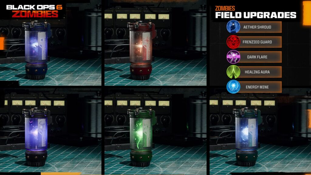 Comment utiliser la mise à niveau sur le terrain dans Black Ops 6 Zombies Mises à niveau de Black Ops 6 Zombies Field au lancement