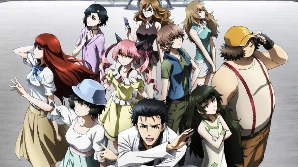 Ordre de surveillance de Steins Gate – comment regarder l'anime, le film et les OVA dans l'ordre Personnages Steins Gate 0 avec Okabe Rintaro, Mayuri Shiina, Hashida Itaru, Faris NyanNyan et plus encore.