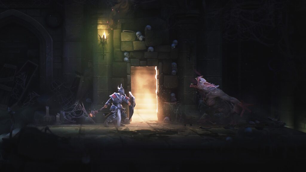 Comment précommander Mandragora Whispers of the Witch Tree: réclamer un suiveur et un ensemble d'armures exclusives Mandragora Whispers of the Witch Tree Beast Fight Capture d'écran