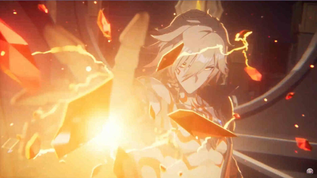 Honkai Star Rail 3.1 Banners: Liste des personnages, cônes légers, date de sortie Mydei tendant sa main dans la bande-annonce HSR V3.1