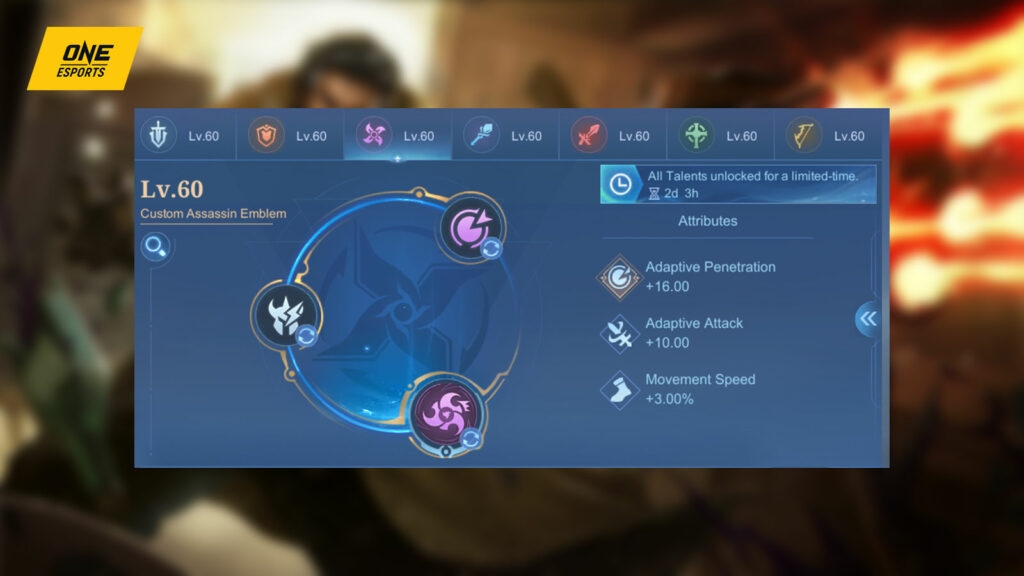 Mobile Legends: Bang Bang Roger Emblem Set