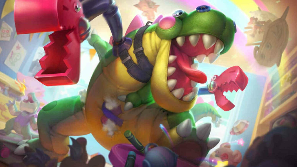Nerfs de League of Legends Patch 25.10 Le plus fort soutient dur - encore une fois Terreur jouet cho'gath papier peint pour la peau