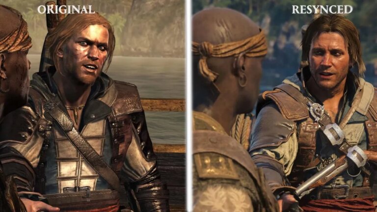 Assassin&rsquo;s Creed Black Flag Resynced est encore meilleur dans les comparaisons côte à côte avec l&rsquo;original