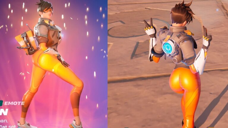 Les fans d’Overwatch sont convaincus que les fesses du traceur Fortnite « non nerveux »