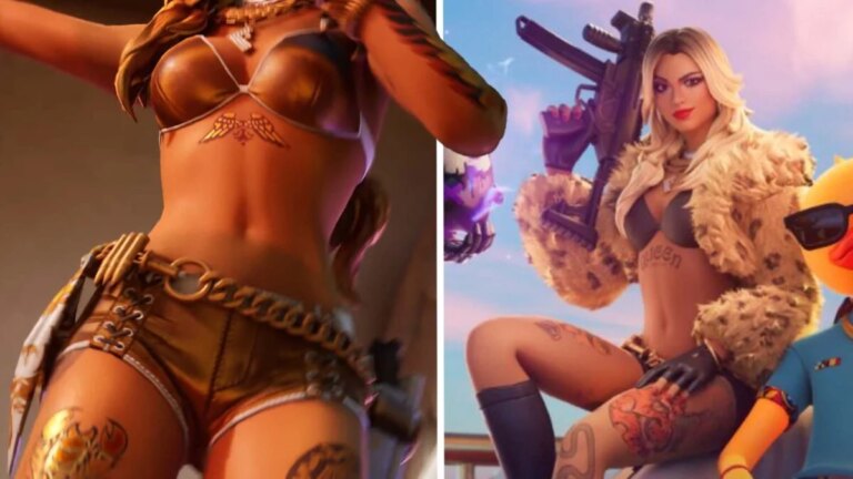 Les gens se déchaînent à propos du skin le plus révélateur de Fortnite à ce jour