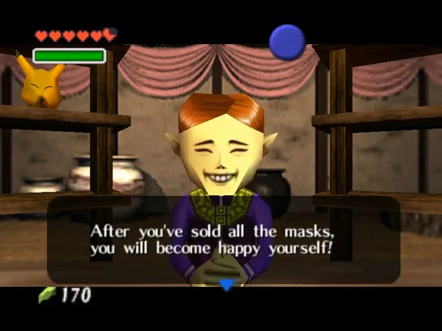 Masque heureux