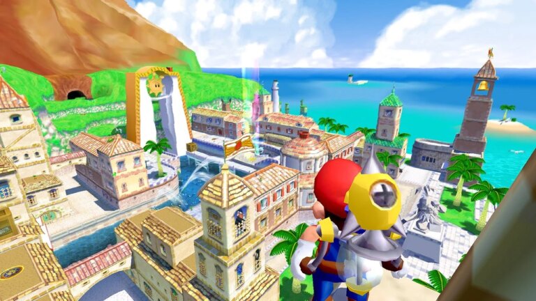 J&rsquo;adore le bruit des pas de Mario dans Super Mario Sunshine