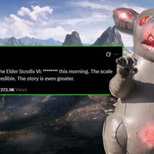 Asha Sharma, la patronne de Xbox, dit que Elder Scrolls VI a fière allure, alors arrêtez de parler de ce rat géant devant le bureau de Bethesda