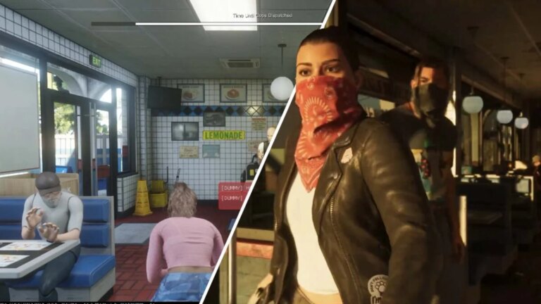 La grande révélation du gameplay de GTA 6 contient une mission vue pour la première fois dans la fuite de 2022, alors comparons-les