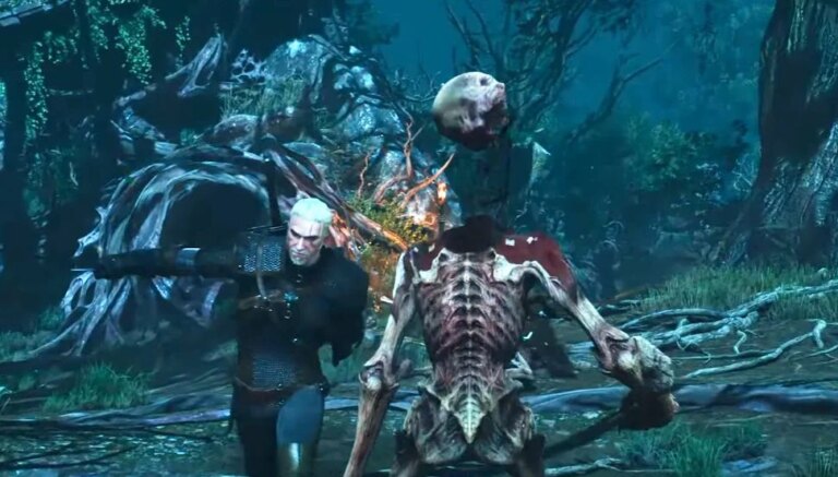 La révélation du gameplay du DLC Witcher 3 montre Geralt tirant un Mortal Kombat « Viens ici » avec une nouvelle arme pour tuer des monstres