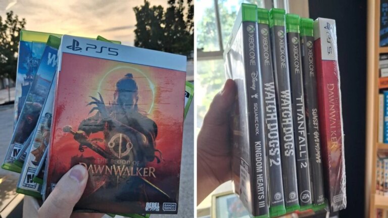 Acheter une grosse pile de jeux physiques est toujours incroyable