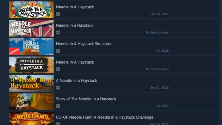 La prolifération des copieurs sur Steam fait découvrir des jeux originaux comme trouver une aiguille dans une botte de foin