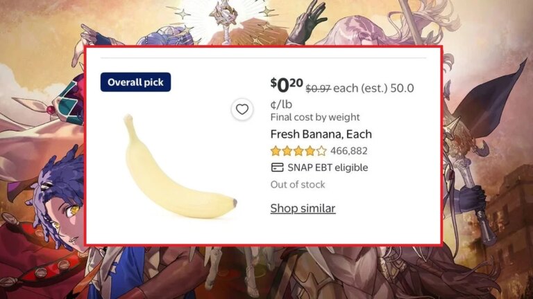 Fire Emblem: Les fans de Fortune&rsquo;s Weave provoquent une pénurie de bananes en ligne chez Walmart