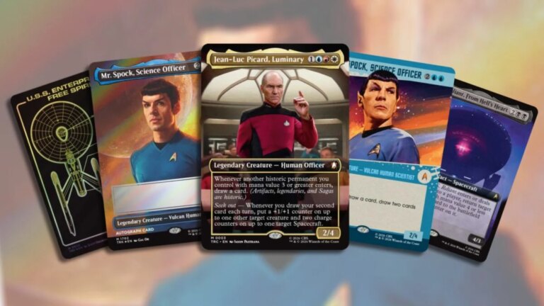 Magic : l&rsquo;ensemble Star Trek de The Gathering est gargantuesque : découvrez les tout nouveaux arts de la carte