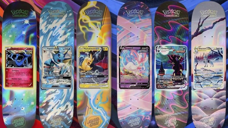 Les skateboards Pokémon vendus dans des sacs aveugles se vendent immédiatement